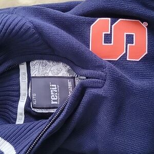 Syracuse women zip sweater size XL Quarter Zip